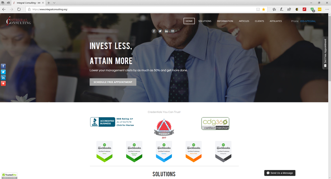 Integral Consulting Website
